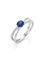 Anello Giorgio Visconti Donna in Oro Zaffiro AB17378Z